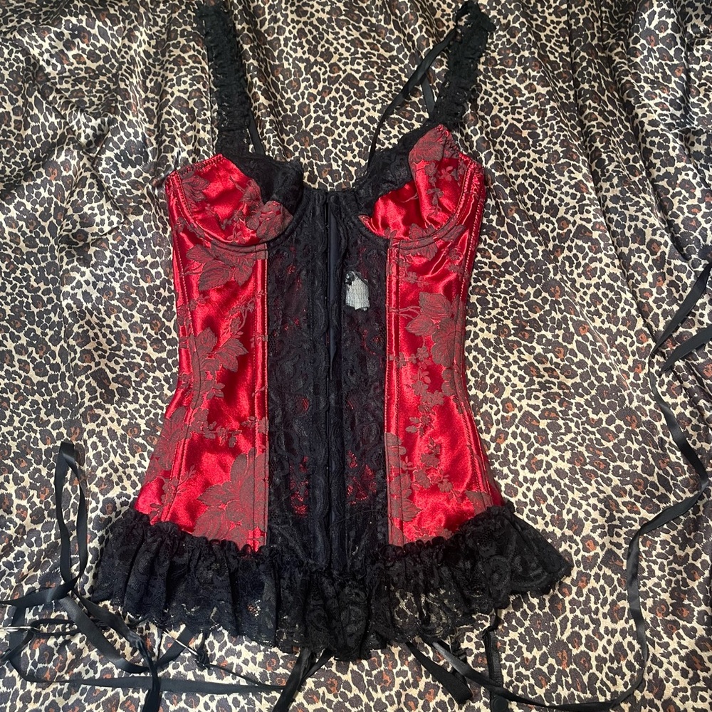 Shirley of Hollywood Gothic Corset Bustier Top